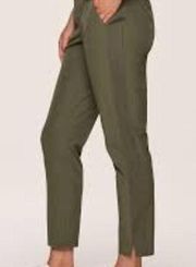 Athleta Brooklyn Ankle Pant in Mountain Olive Size 14 Tall Travel Office Commute