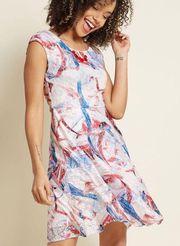 Subtle Double Take Lace Cap Sleeve Mini Dress A-Line NWOT Size Medium M