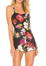 Privacy Please Hawthorn Black Floral Romper