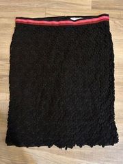 Trina Turk Crochet Pencil Skirt