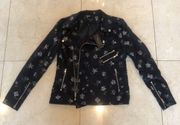 Romeo + Juliet NWT $195 Black Floral Corduroy