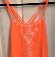 Bright orange sheer Takara tank