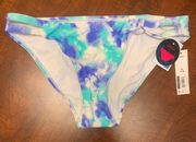 NWT Blue Tie Dye Bikini Bottoms