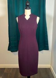 Women’s  V-neck purple dress size 4