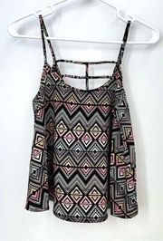 🌈Soprano Tribal Print Tank Top Size Small