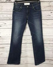 Paper Denim And Cloth Womens SZ 28 Jeans Fade Low-Rise Bootcut PD&C 2-Mod-7 Blue