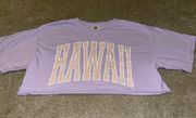 hawaii cropped t-shirt