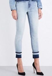 NWT U.S. Polo Assn. Skinny Jeans Womens Size 3/4 Blue Denim Centaurus Wash