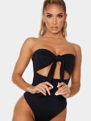 Pretty Little Thing NWT Black Bathing Suit