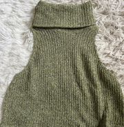 Green Tank Turtleneck