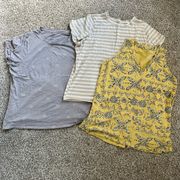 🦋 Bundle of 3 Sonoma Goods for Life - 2 t-shirts, 1 tank top blouse XXL