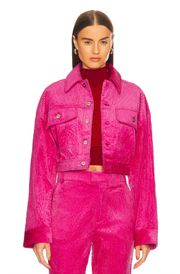 Rue Jacket In Fuchsia Pink