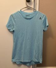 Blue Short Sleeved Workout T-Shirt, Small