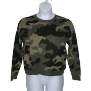 Lucky Brand Wool Blend Camo Sweater size Small