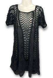 Black Swim Suit Cover Up