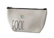 RAE DUNN Good Vibes Cosmetics Bag NEW