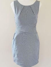 Teeze Me cross waist striped sheath dress size 5