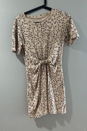 Cheetah Print Tshirt Dress