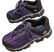 Timberland Pro Women's Powertrain Sport Purple Alloy Toe Utility Sneakers 6.5
