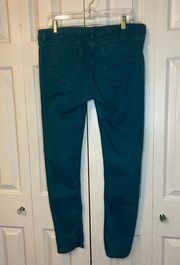 Union Bay size 17 stretch teal pants