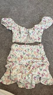 Two Piece Floral Set