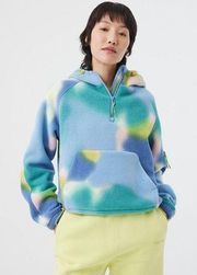 Primo Fleece Pullover in Multi Lava Size Large