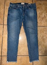 Frame Le Skinny de Jeanne Crop Jeans Size 31