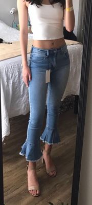 Crop Flare Jeans