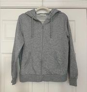 Grey Primark Zip Up Hoodie Size M Gently Worn