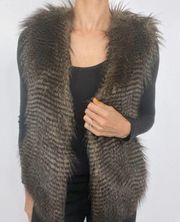 JACK by BB Dakota faux fur side pockets vest