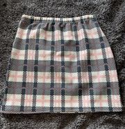 Plaid Skirt