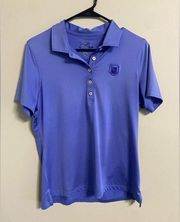 Peter Millar E4 Wicking 50+ UPF Performance Golf Shirt Polo Women’s Size Large