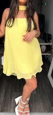 Yellow Mini Dress