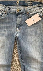 Seven 7 for all mankind Modern Straight Blue jeans size 28 New NWT