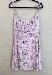 Public mini pink dress angelic angels A line size 1X plus size