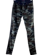 Twiggy Camo Duo Corduroy Skinny Jeans Made in USA Y2K 90s