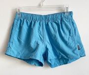 Patagonia Size S Light Blue 2" Inseam Baggies Shorts Workout Athletic