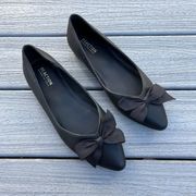 Reaction Lily Bow Pointed Toe Flat