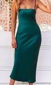 Teal Midi Dress