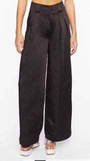 Forever 21 Wide Leg Silk Pants