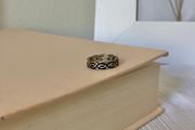 Vintage “Unity” Silver Braid Pinkie Ring 4 Celtic Knot Twist Minimal Classic