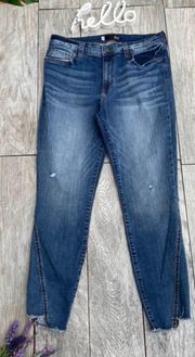 High Rise Ankle Skinny jeans 12