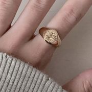 NWOT  gold chunky bee ring