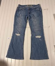 Pink Victoria’s Secret Distressed Jeans 6/27