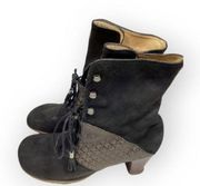 John fluevog Operetta Marietta ankle boots Black Size 11 discontinued style