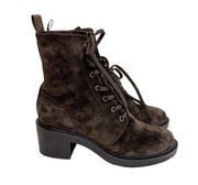 Gianvito Rossi Foster Boots Suede Leather in Moka Brown 40 US 10