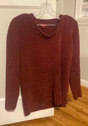 Maroon sweater