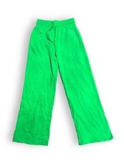 Asos design neon green cotton sweatpants size 6 us