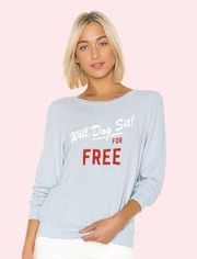 wildfox will dog sit for free baggy beach pullover