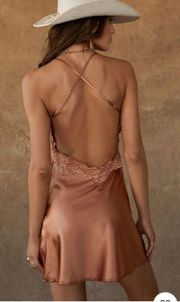 NWT Wynona Copper Mini Dress